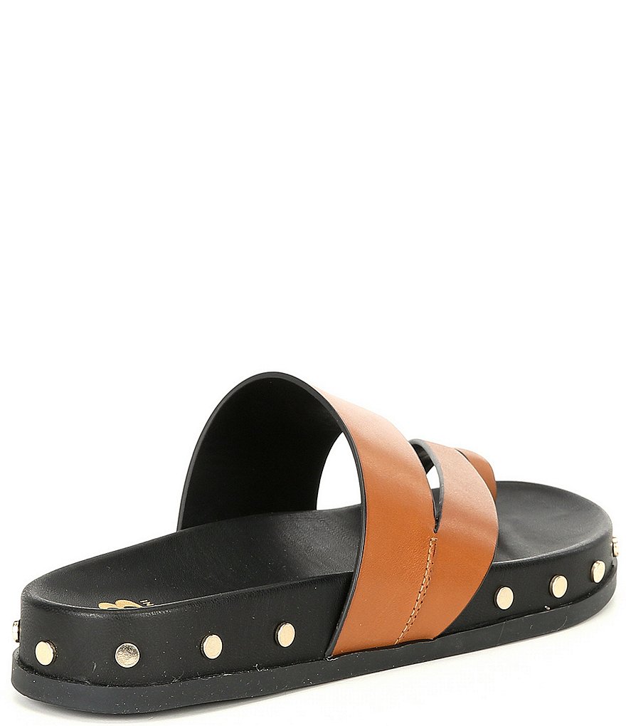 GB En-Core Leather Studded Slides