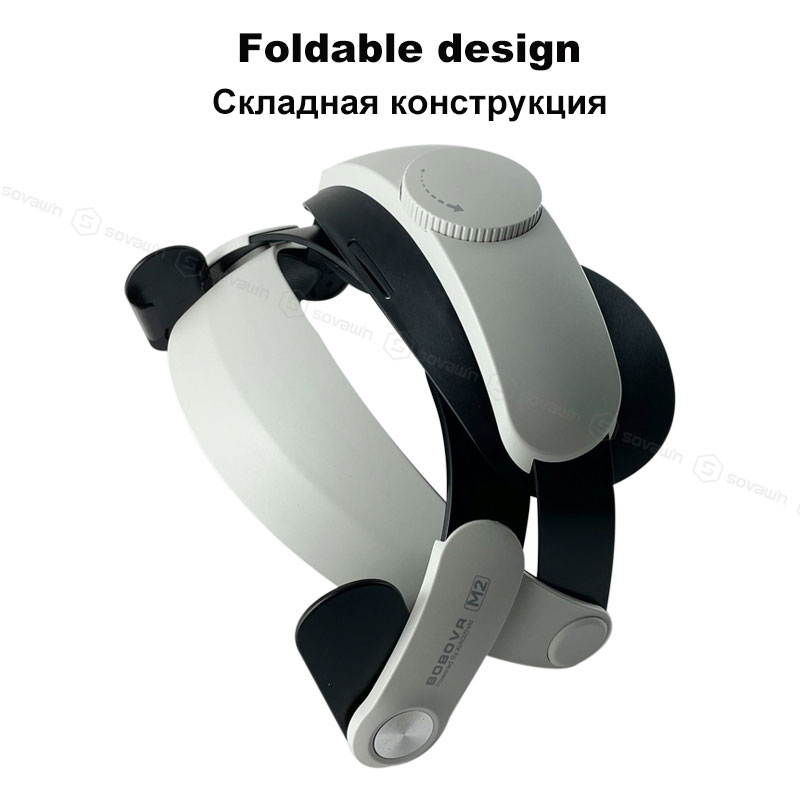 Adjustable BOBOVR M2 Strap  for Oculus Quest2 Virtual Reality Helmet Head Strap Halo Strap Improve Plate Breathable Leather Accessories