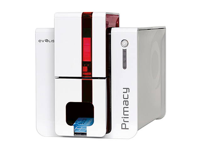 Evolis PM1H0000RS Primacy Simplex Expert Card Printer - Single-sided - White/Red