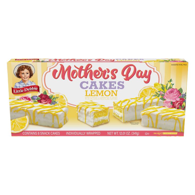 Little Debbie Lemon Mother's Day Cake - 8ct/12.01oz