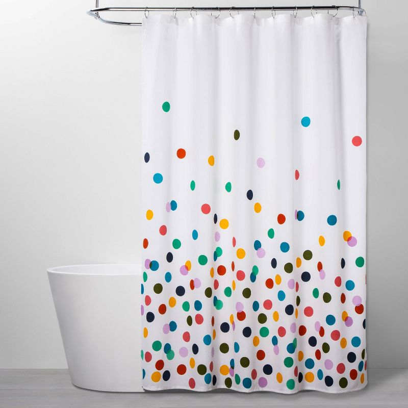 Ombre Confetti Dots Shower Curtain - Pillowfort™