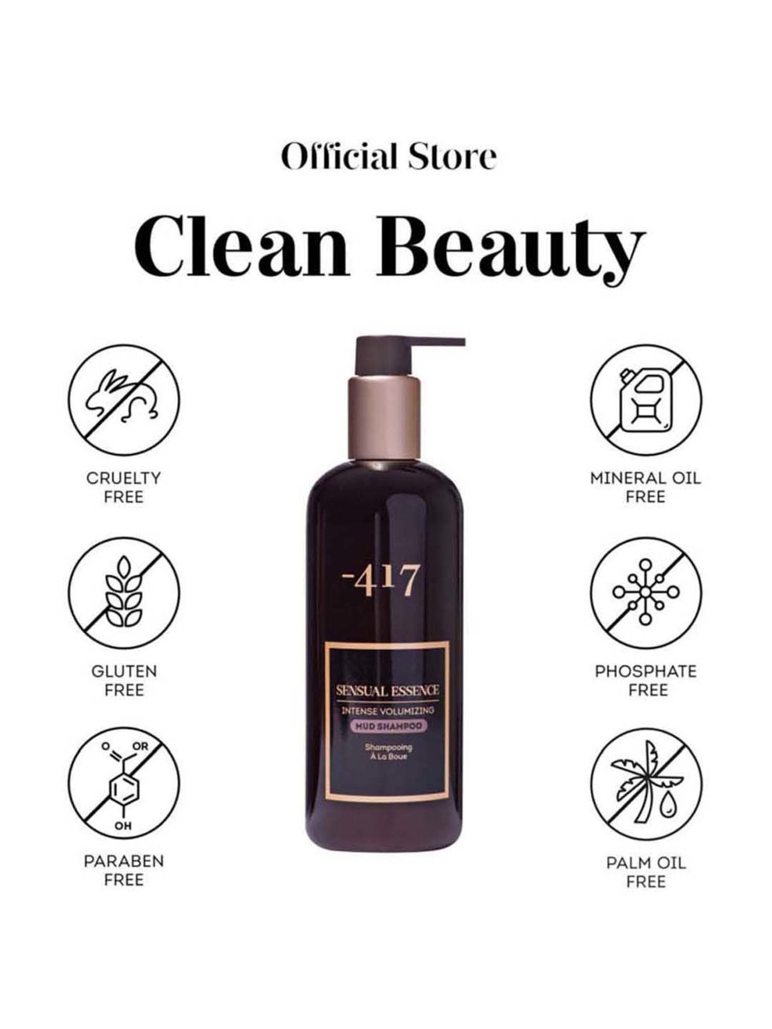Minus 417 Sensual Essence Intense Volumizing Mud Shampoo 350 ml