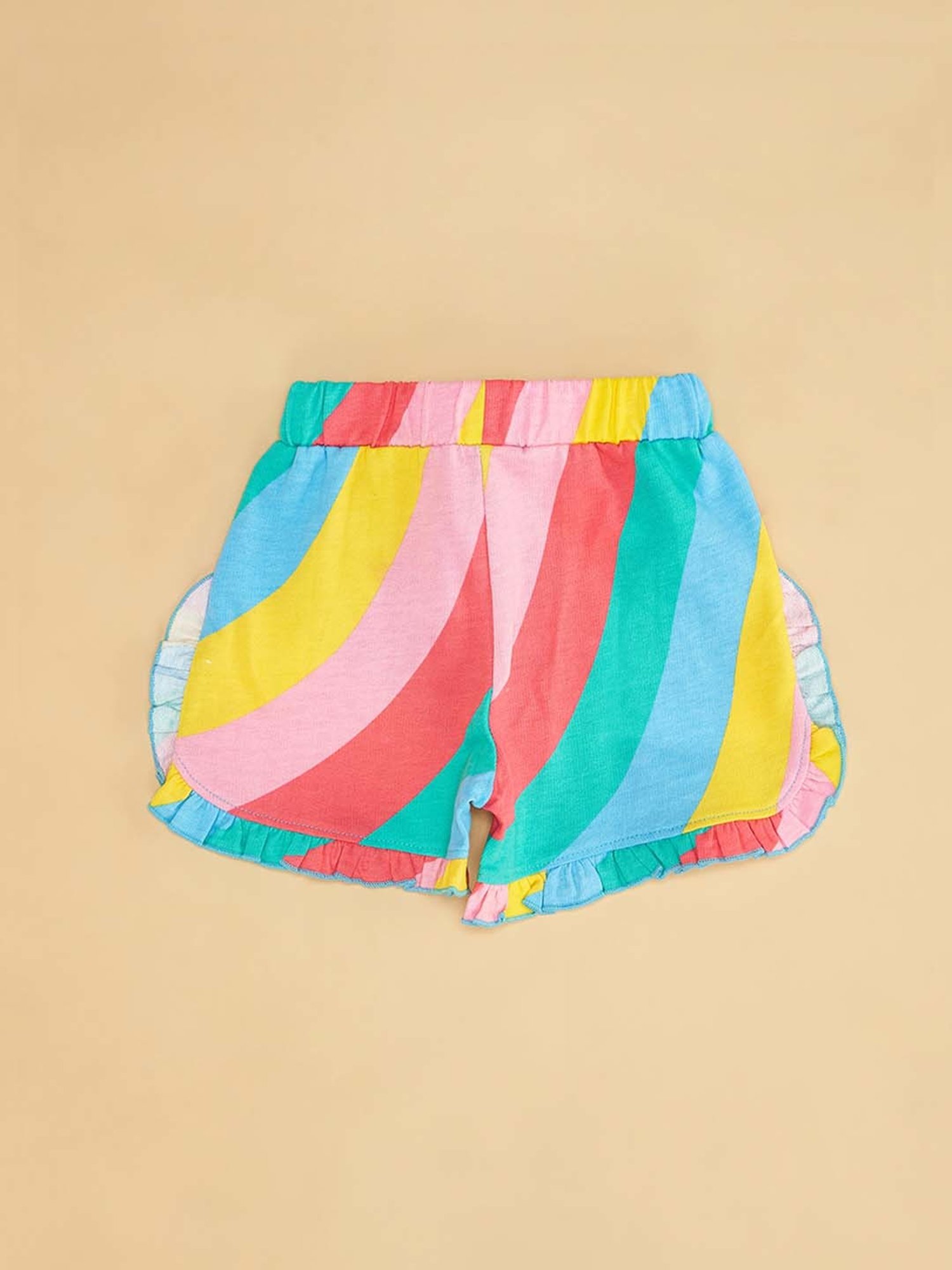 Pantaloons Baby Multicolor Cotton Striped Shorts