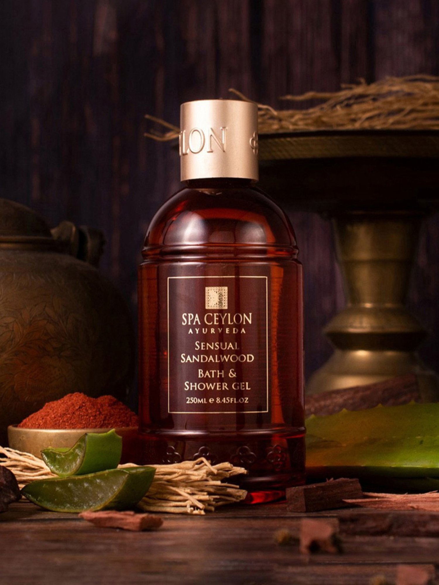 Spa Ceylon Sensual Sandalwood Bath & Shower Gel - 250 ml