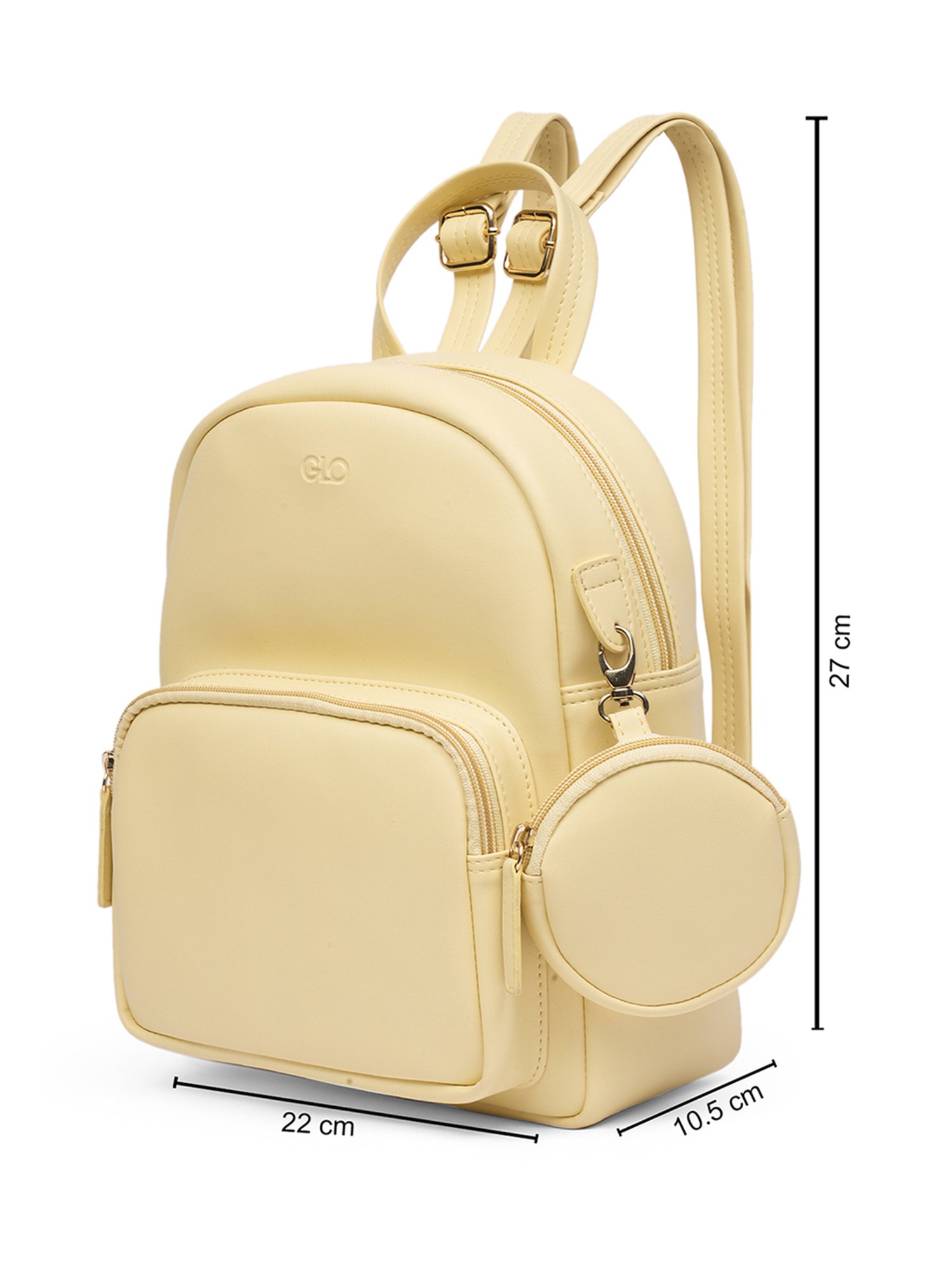 Glo By Globus Yellow Small Backpack