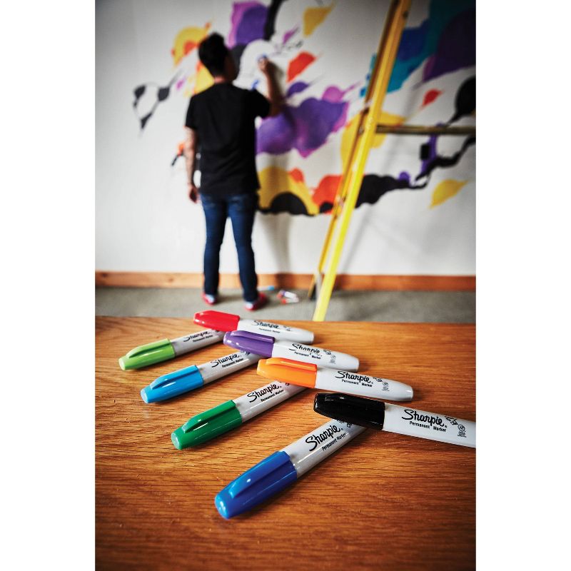 Sharpie 4pk Permanent Marker Chisel Tip Multicolor
