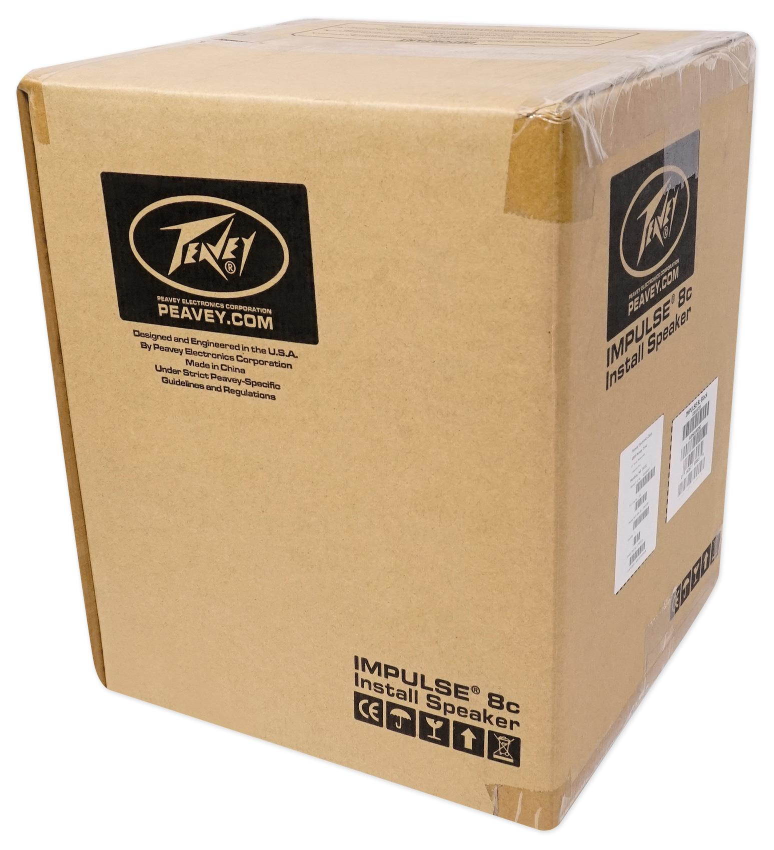 Peavey Impulse 8c 8" 70W Two-Way Passive Loudspeaker, Black, Single #03616720