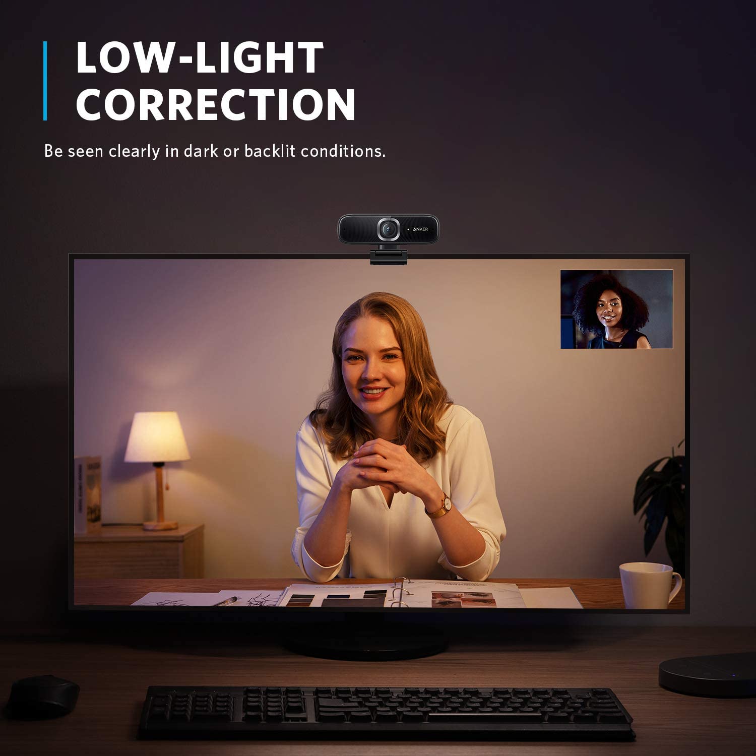 easyday Webcam with Microphone, 1080P HD USB Computer Camera with Privacy Shutter&Webcam Tripod, Streaming Webcam with Flexible Rotable Wide Angle Webcam for PC Zoom Video/Gaming/Laptop