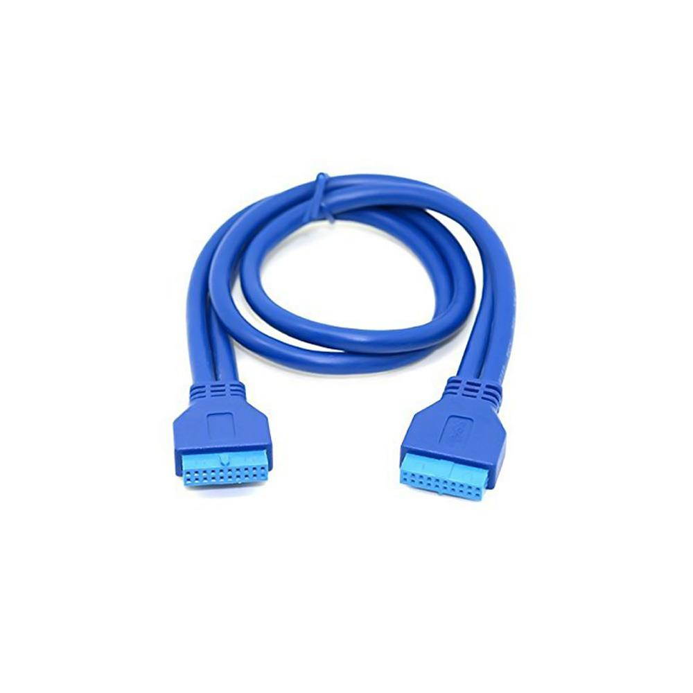 axGear USB 3.0 Motherboard 20 pin to USB-C 3.1 Type C 2 Port External Bracket Panel