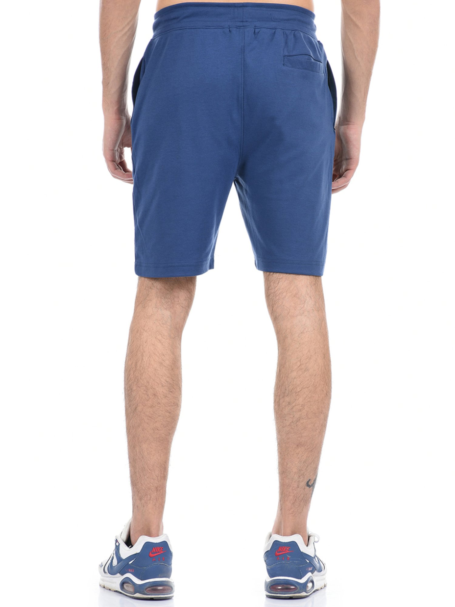 London Fog Blue  Regular Fit Shorts