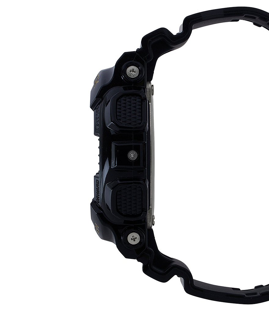 G-Shock Black Ana-Digi Resin Gold Dial Watch