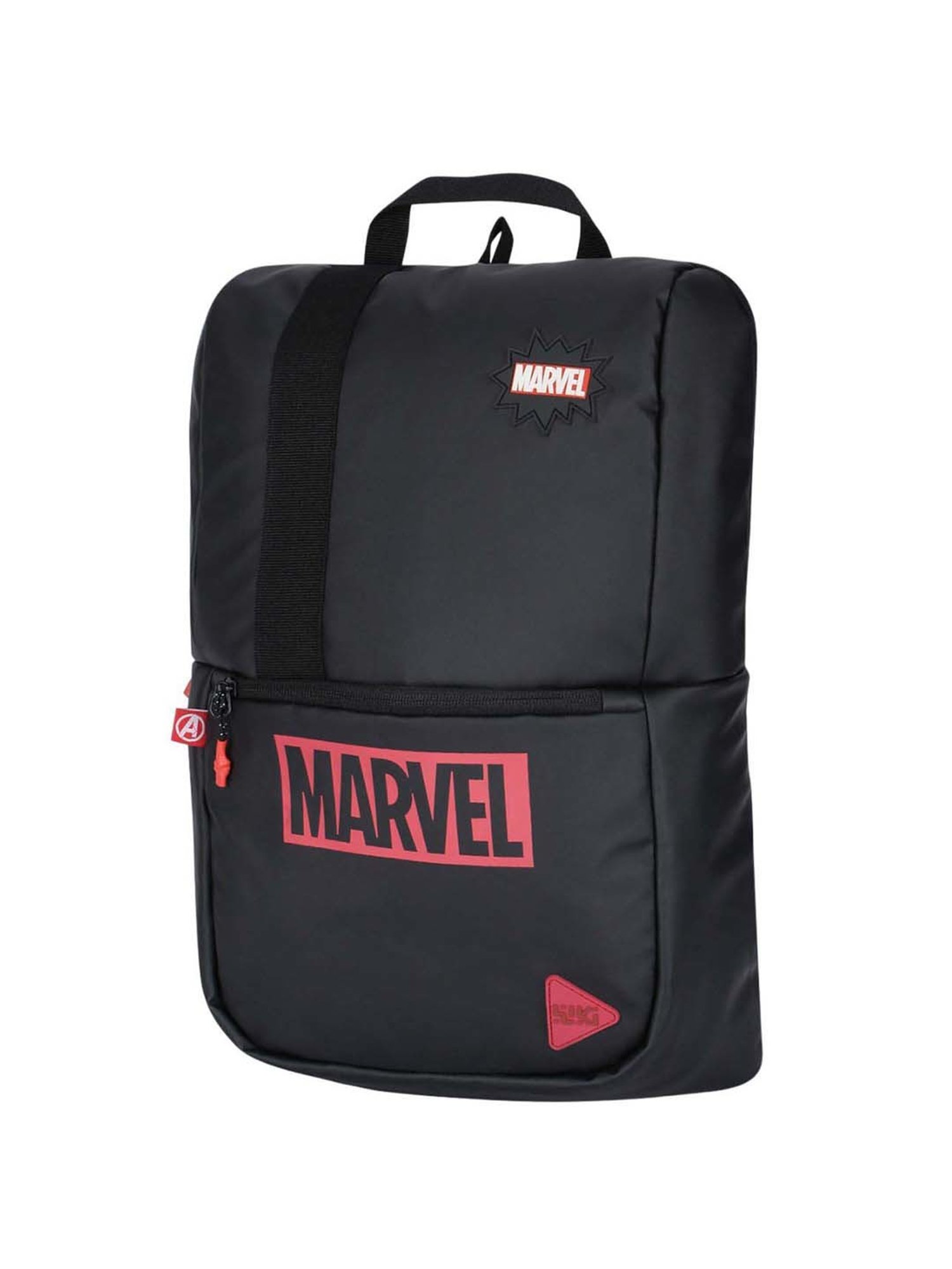 Wiki Tope Marvel 20 Ltrs Black Medium Backpack