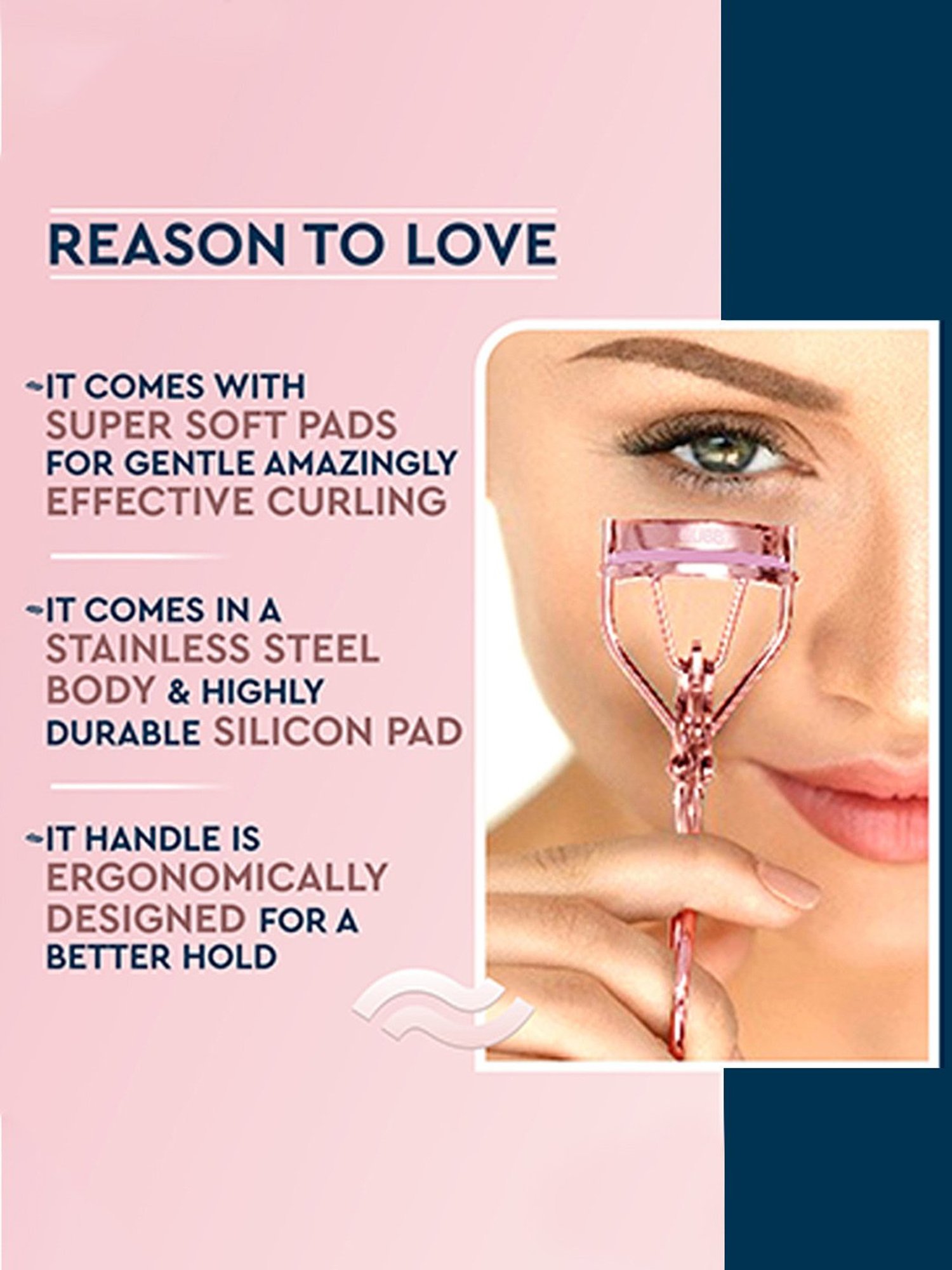 GUBB Gold Eyelash Curler for Women