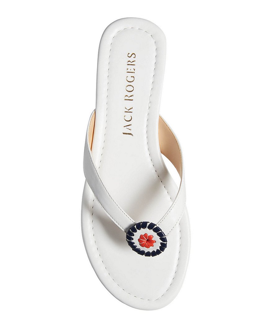 Jack Rogers Rowan Patriotic Flip Flops