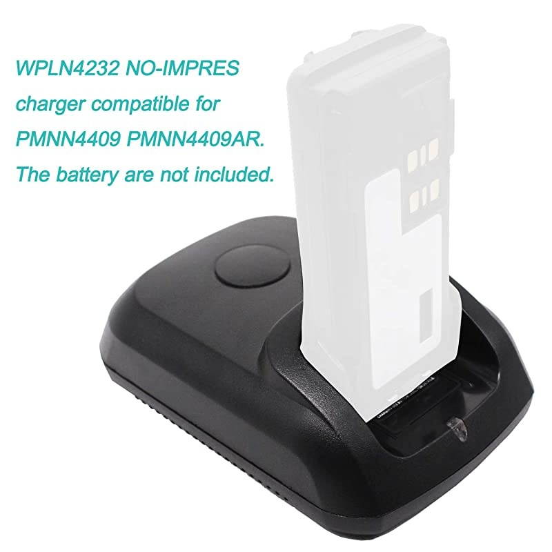 Rapid Charger Compatible for Motorola XPR3300 XPR6550 XPR7550 XPR6350 XPR7350 XPR6580 XPR7580 XPR7550e XPR7350e XPR3500e XPR3500 APX4000 DP3400 WPLN4226 PMPN4174 NOIMPRES