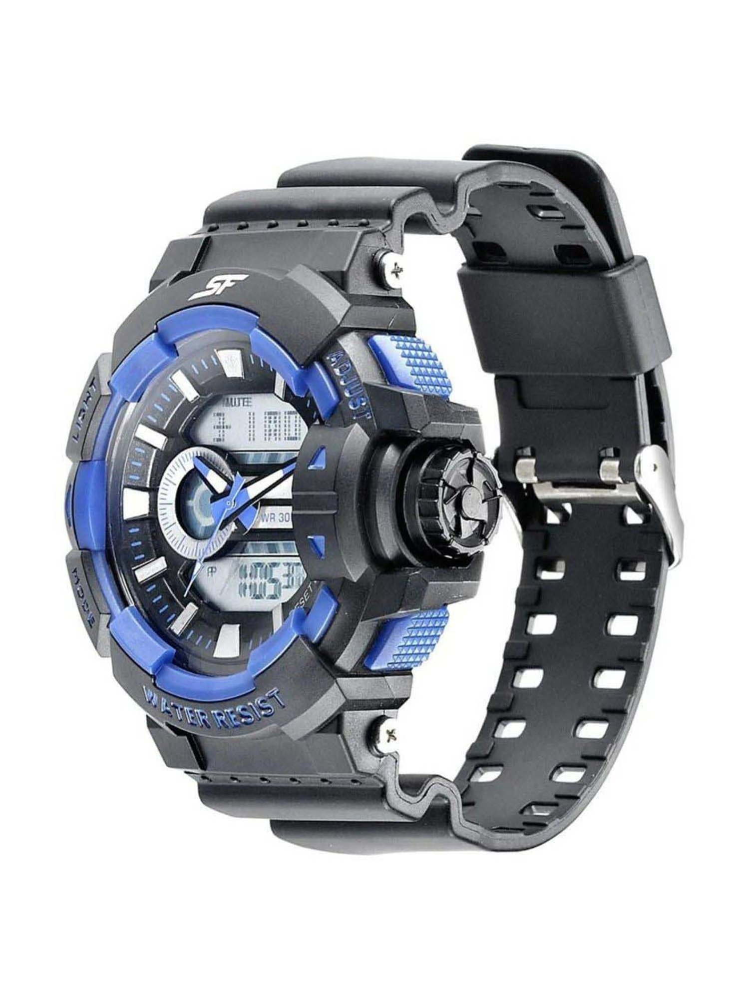 Sonata SF NS77118PP06W Analog-Digital Watch for Men