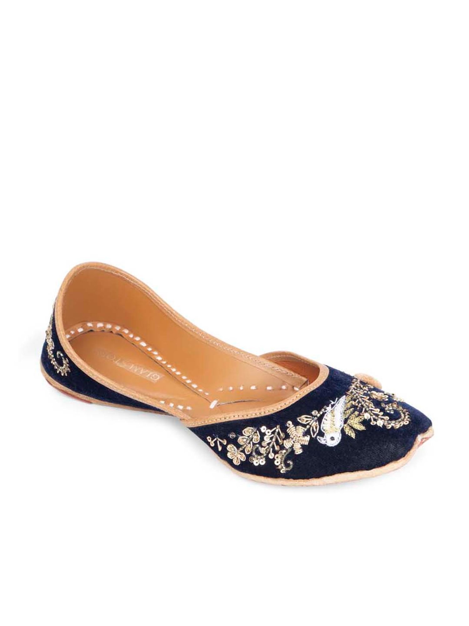 Glam Story Women's Midnight Ethnic Juttis