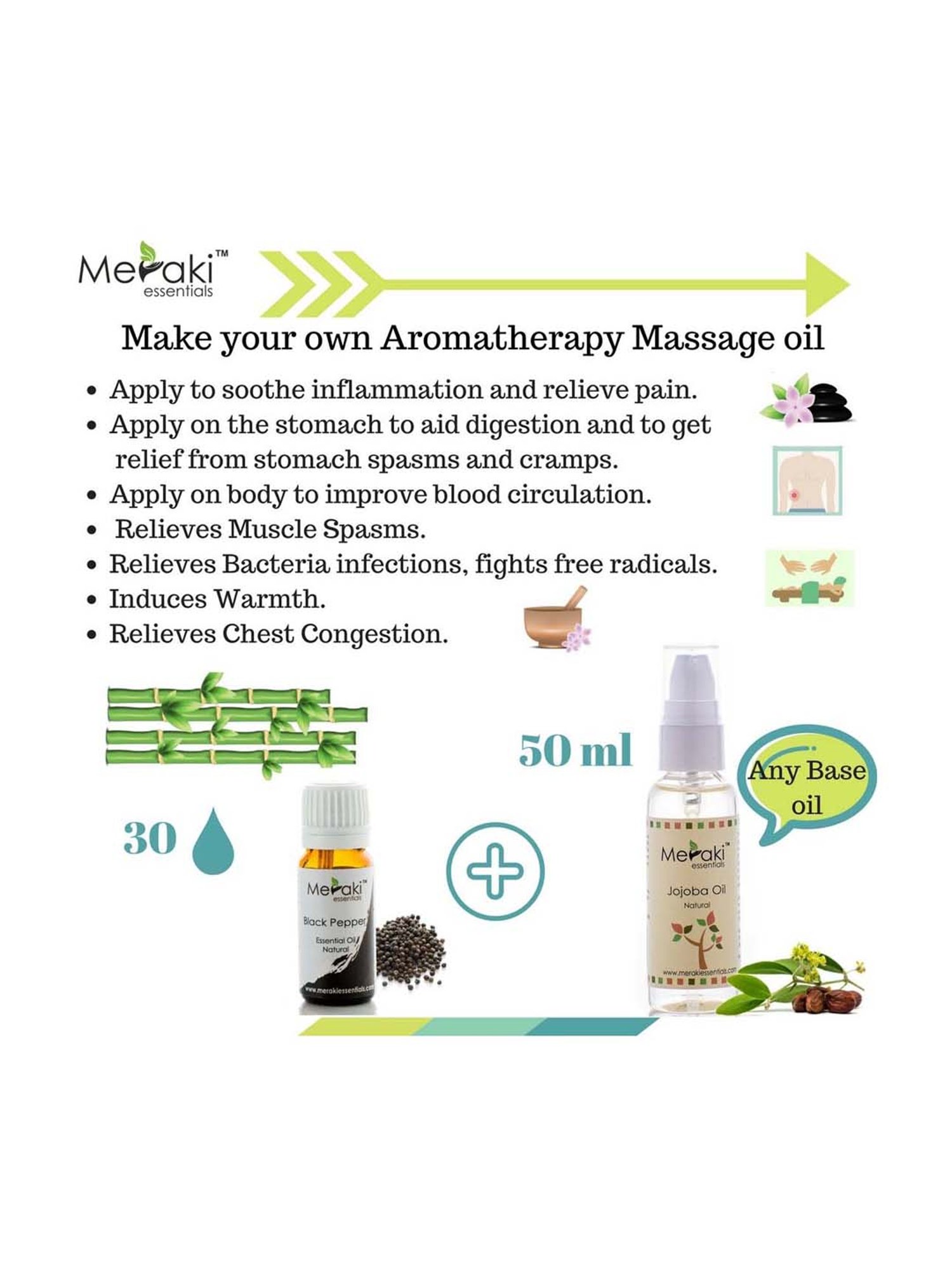 Meraki Essentials Black Pepper Essential Oil - 10 ml