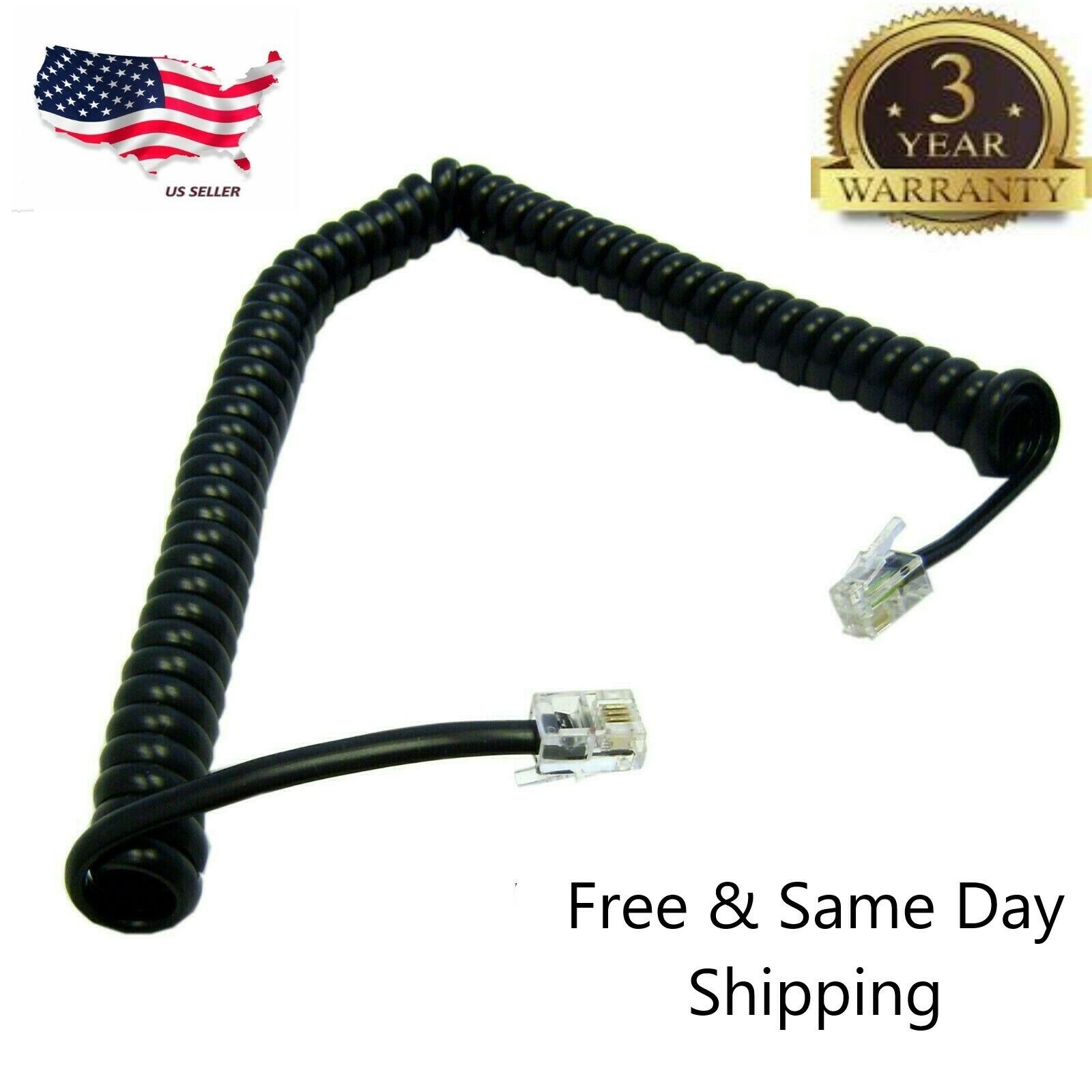 Morris 85030 Dual F Connector and Single RJ11 4 Conductor Phone Jack Wall Plate, Ivory