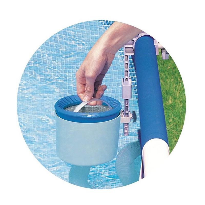 Pool Blaster Battery Powered Leaf Vacuum and Wall Mount Automatic Skimmer