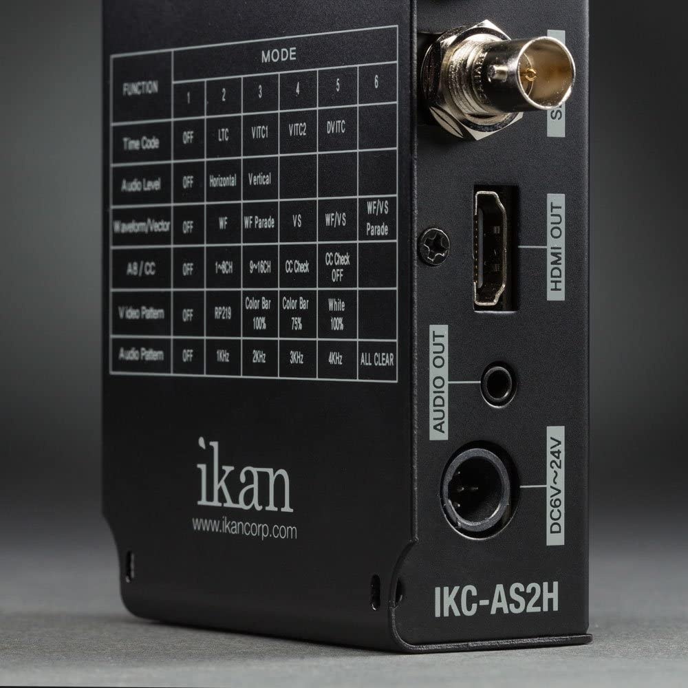 Ikan IKC-AS2H Advanced SDI to HDMI Converter (Black)