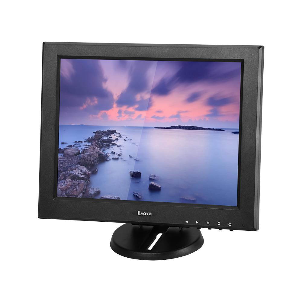 Eyoyo 12 inch 1024x768 TFT LCD HD Monitor HDMI VGA AV BNC For PC CCTV Security