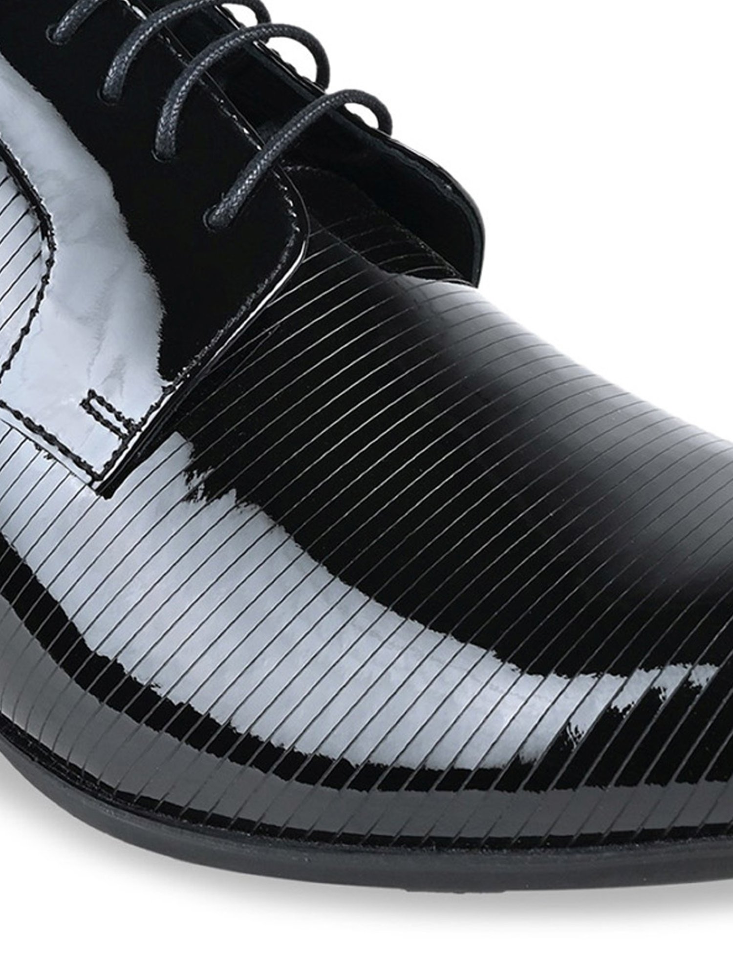 Regal Men's Black Derby Shoes