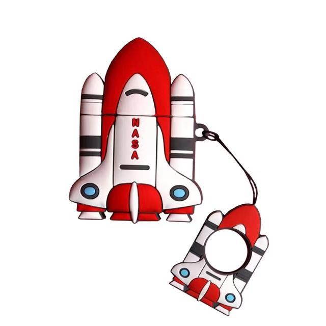 Nasa Airpods Case Airpods Accessories Protective Silicone Cover for Apple Airpods Charging Case