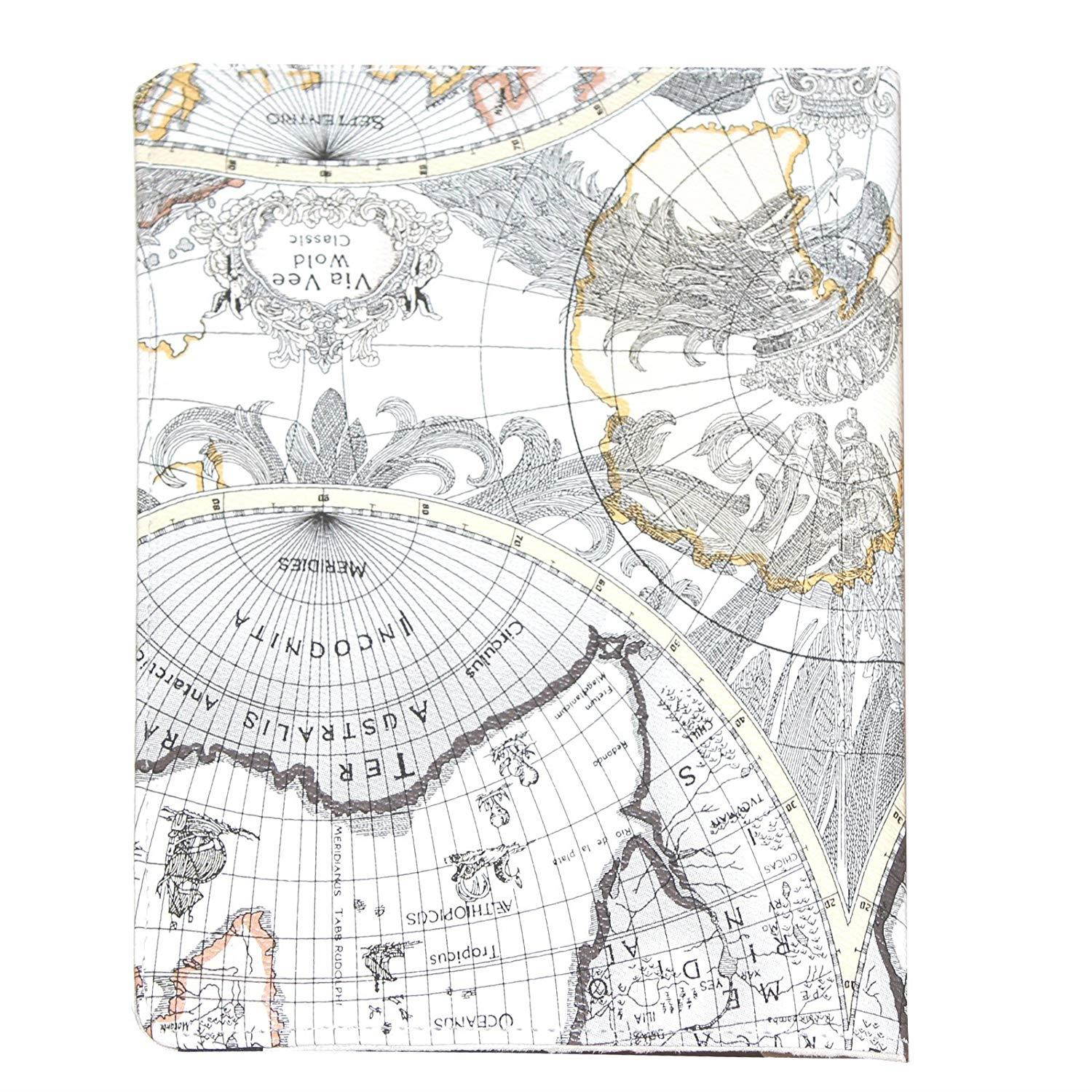 Samsung Galaxy Tab 4 7.0 Case, JYtrend (R) 360 Rotating Stand Cover for Galaxy Tab 4 7-inch SM-T230 SM-T231 SM-T235 SM-T230N SM-T231N SM-T235N (Map)