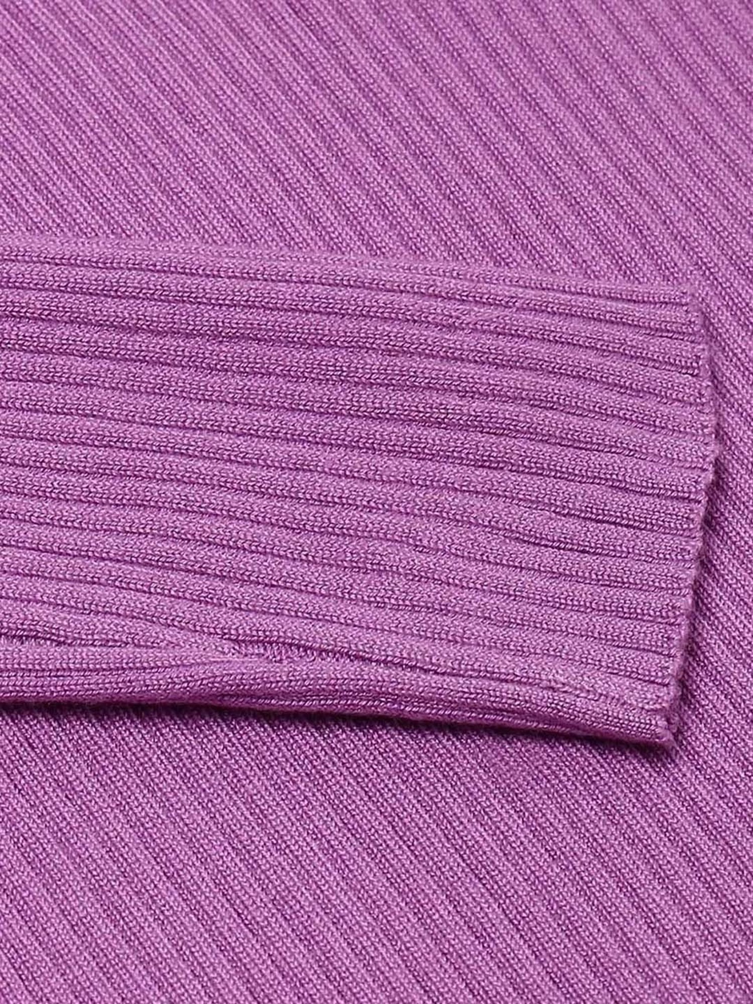 Calvin Klein Jeans Iris Orchid Self Slim Fit Sweater