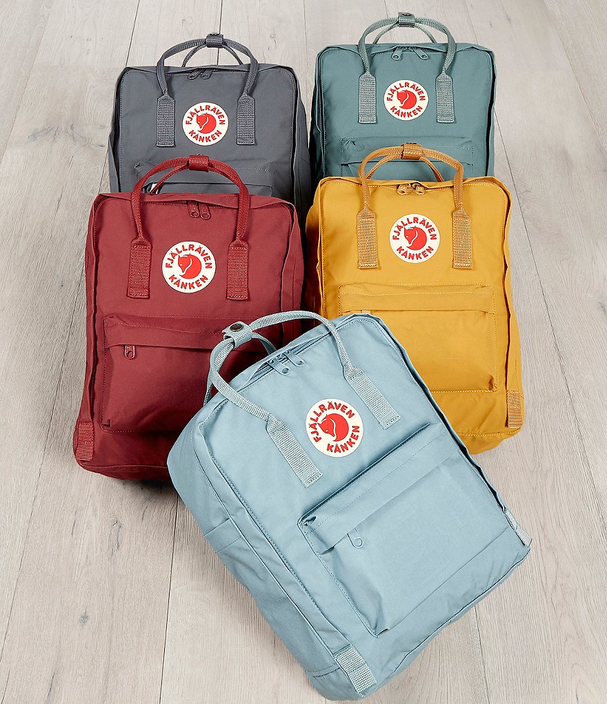 Fjallraven Kanken Water-Resistant Cotton Zipper Convertible Backpack