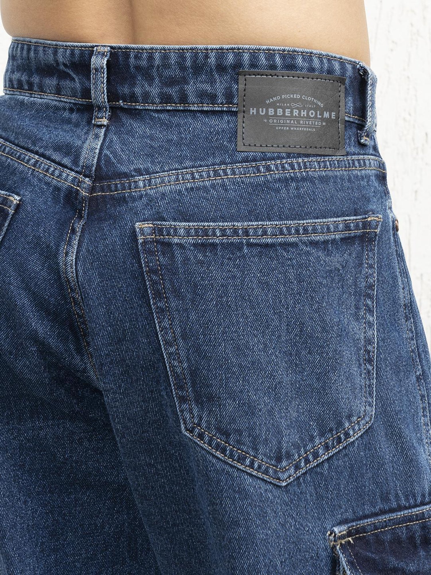 Hubberholme Men Cotton Long Sleeves Oversized Checked Double Pocket Shirt 155