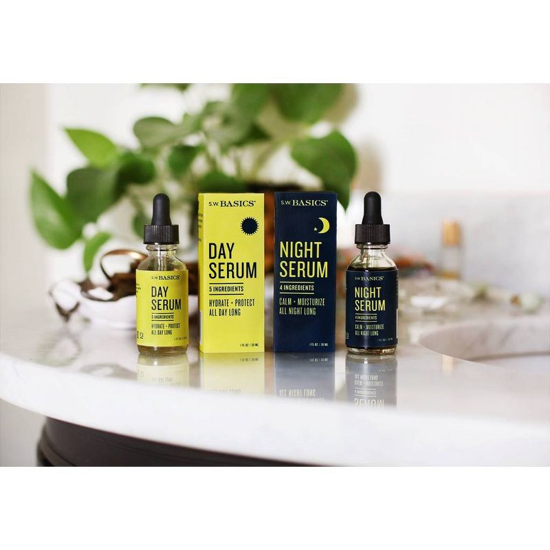 S.W. Basics Calm & Moisturize Night Serum - 1 fl oz