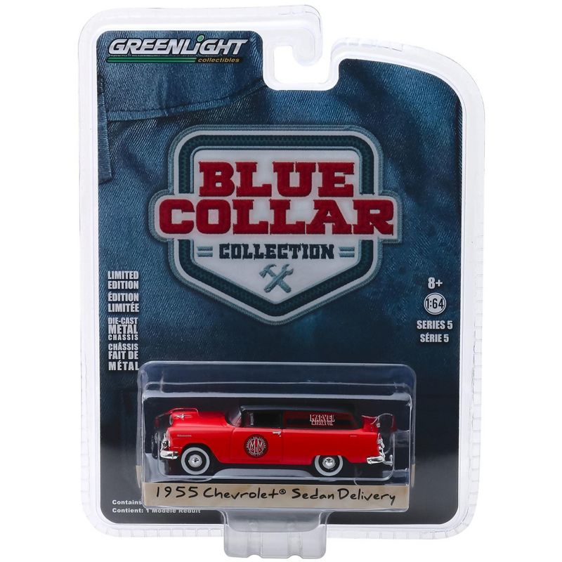 1955 Chevrolet Sedan Delivery "Marvel Mystery Oil" "Blue Collar Collection" Series 5 1/64 Diecast Model by Greenlight