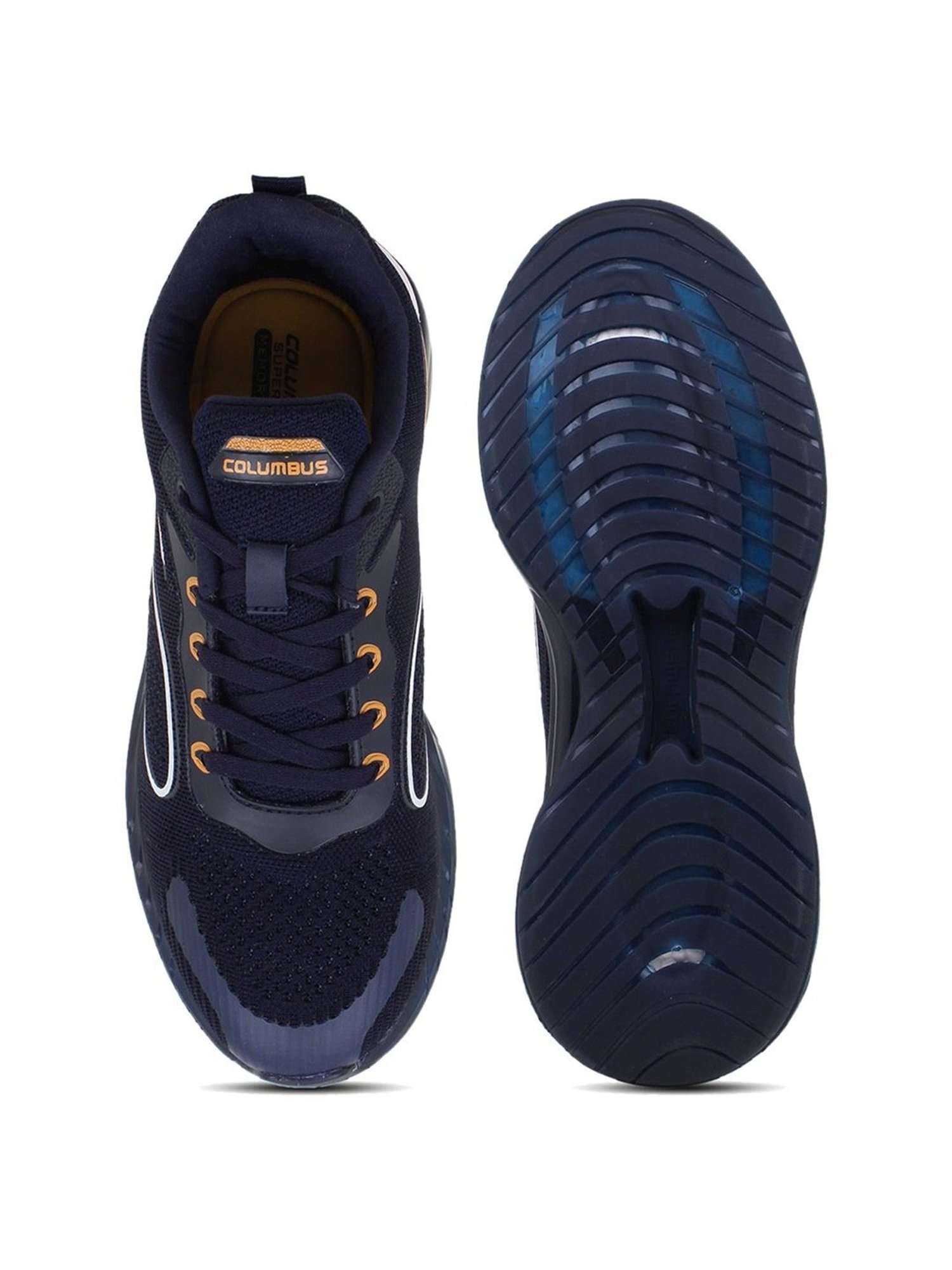 Columbus Men's Navy Running Shoes