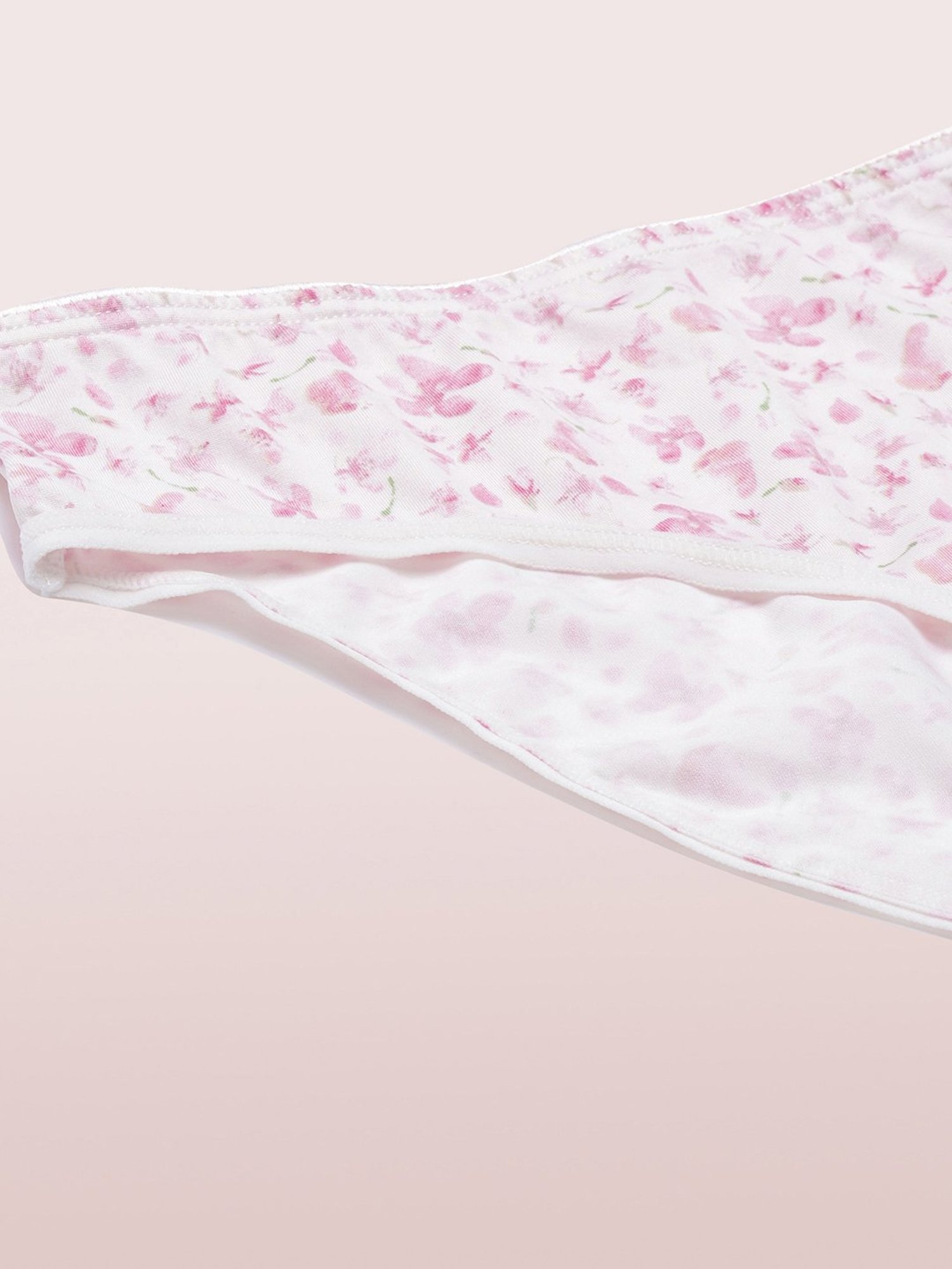 Enamor Pink Printed Hipster Panty