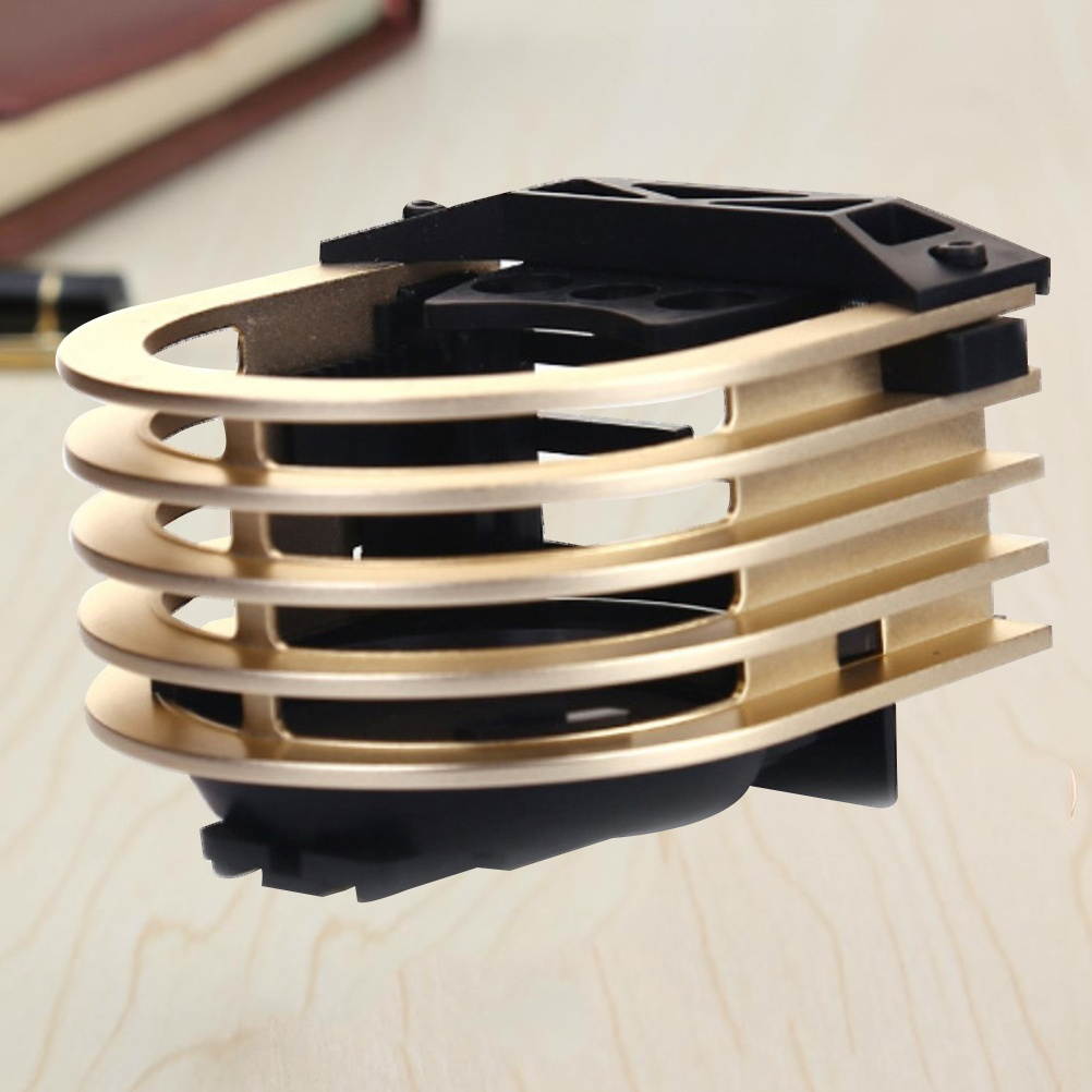 Universal Air Vent Auto Car Truck Stand Holder Folding Drink Bottle Cup Holder (Silver)