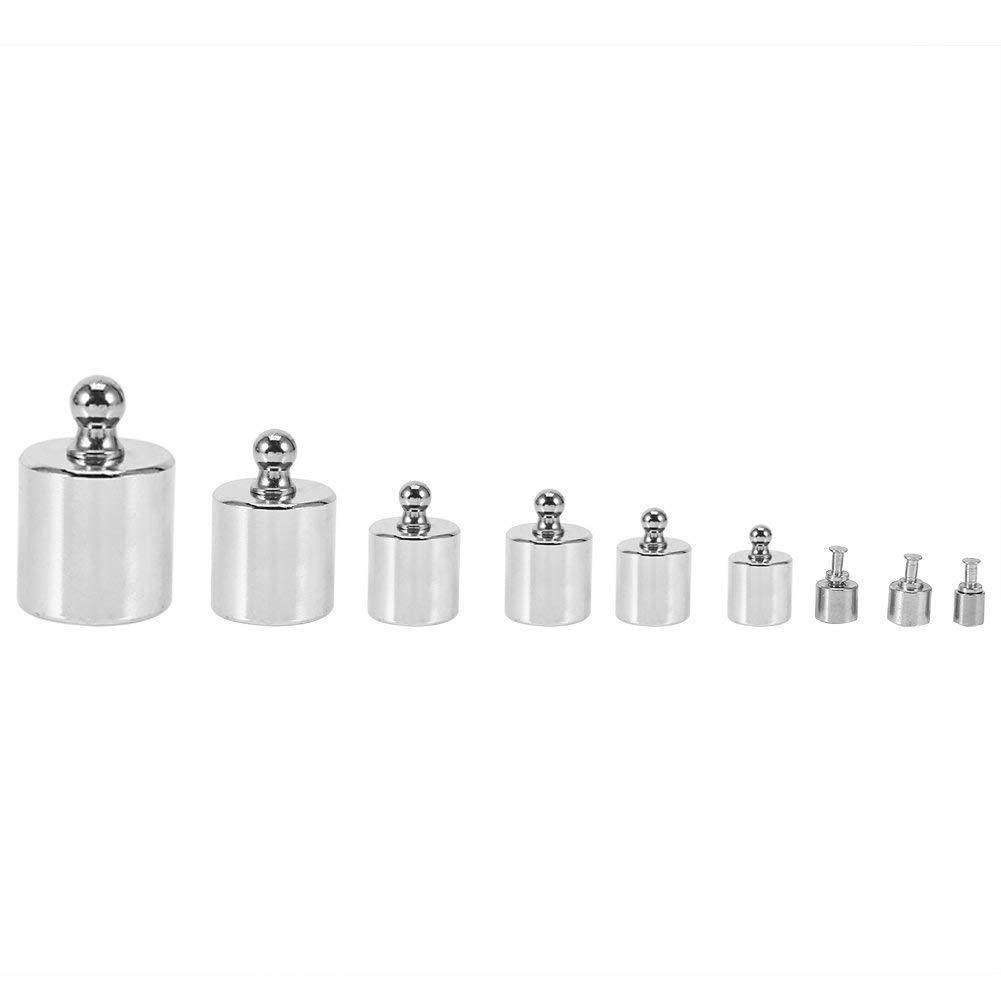 Precision Calibration Weight 1g 2g 5g 10g 20g 50g 100g Scale Balance Weight Calibration Jewelry Scale Weight Set Tweezer 0.1g 0.2g 0.5g 0.1g 0.2g Steel Calibration Weight Kit