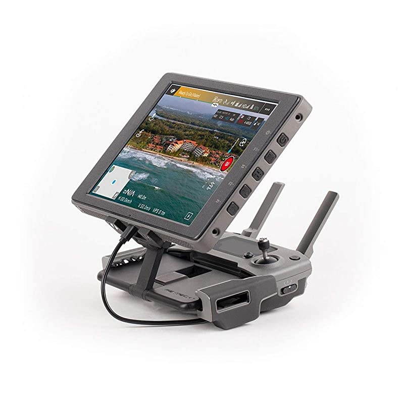 Crystalsky Mounting Bracket Controller Monitor Bracket Clip Holder Aluminum Compatible with Mavic 2/Mavic AIR/Mavic PRO/Spark Drone