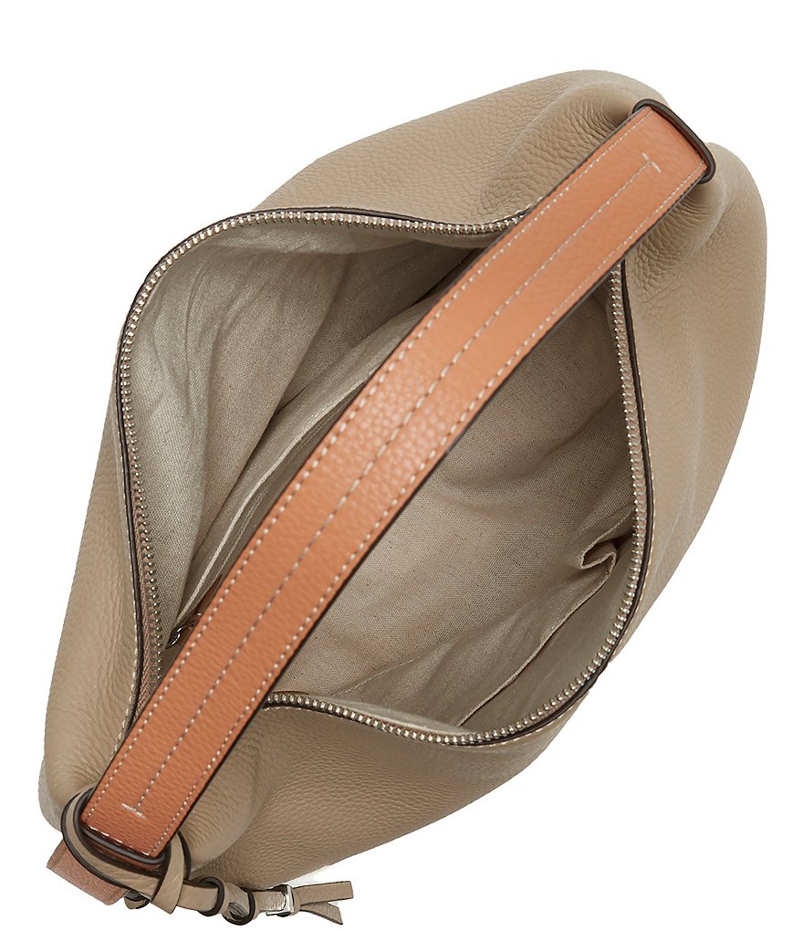 Calvin Klein Ivy Linen Python Hobo Bag