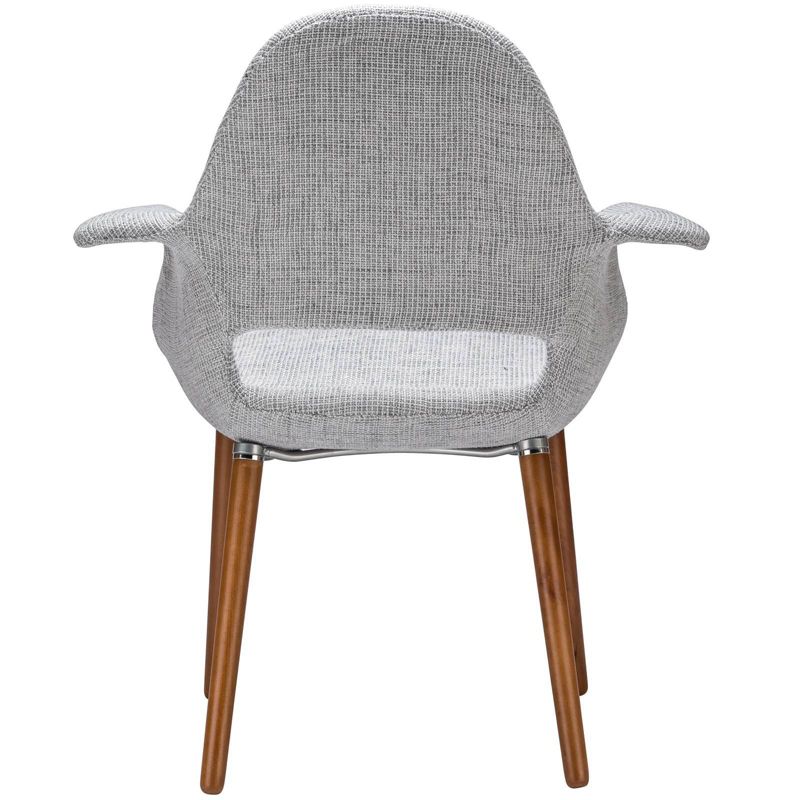 Set of 2 Jonathan Mid Century Dining Chair Light Gray - Edgemod