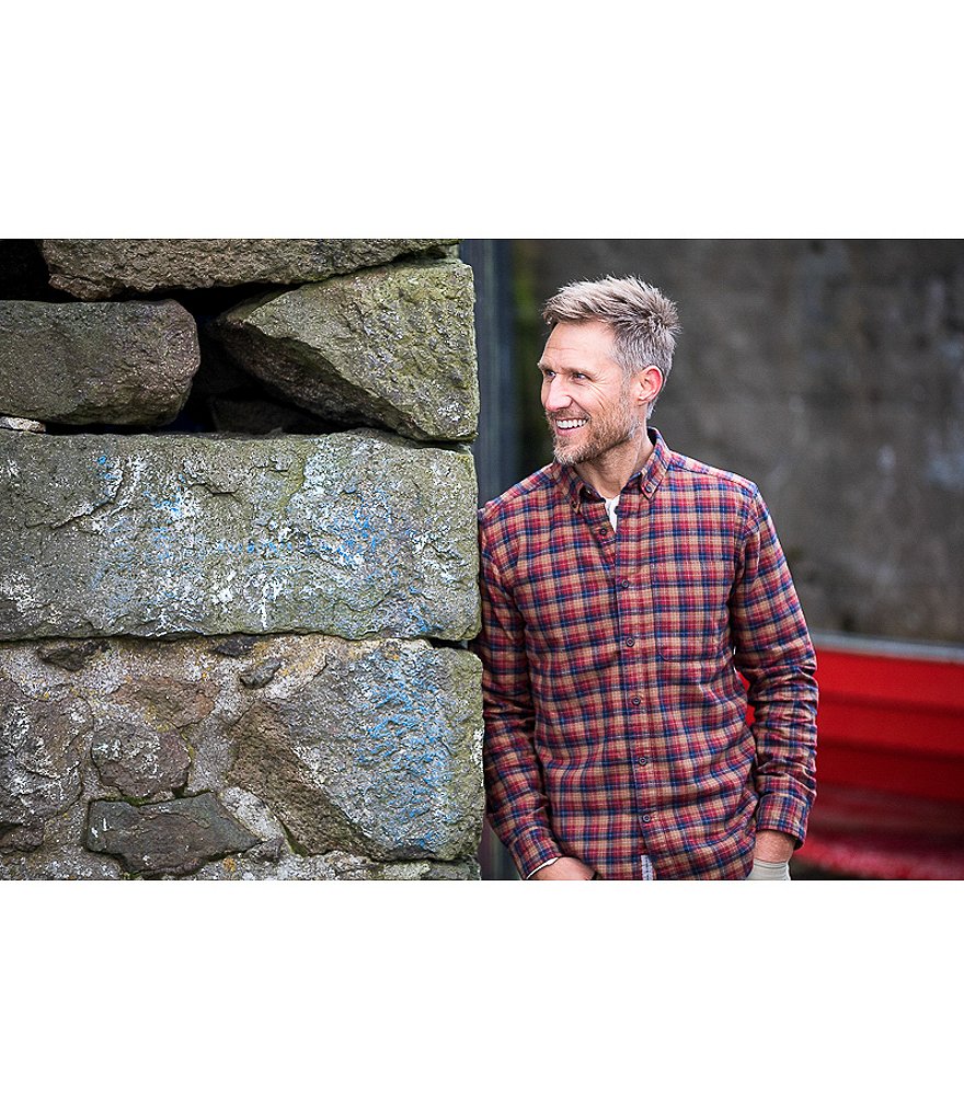 Royal Robbins Lieback Organic Cotton Flannel Long-Sleeve Plaid Woven Shirt