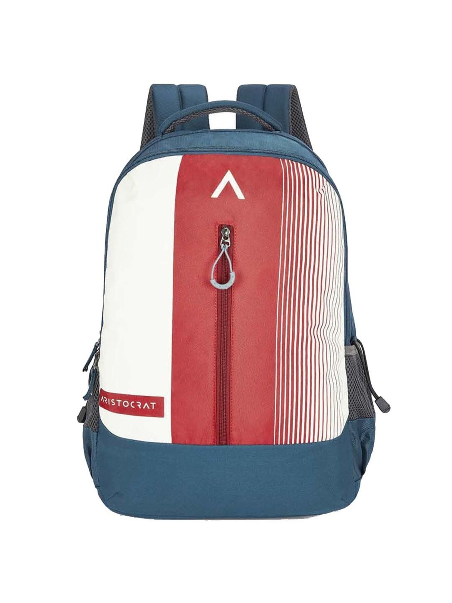 Aristocrat 31 Ltrs Red & Blue Medium Backpack