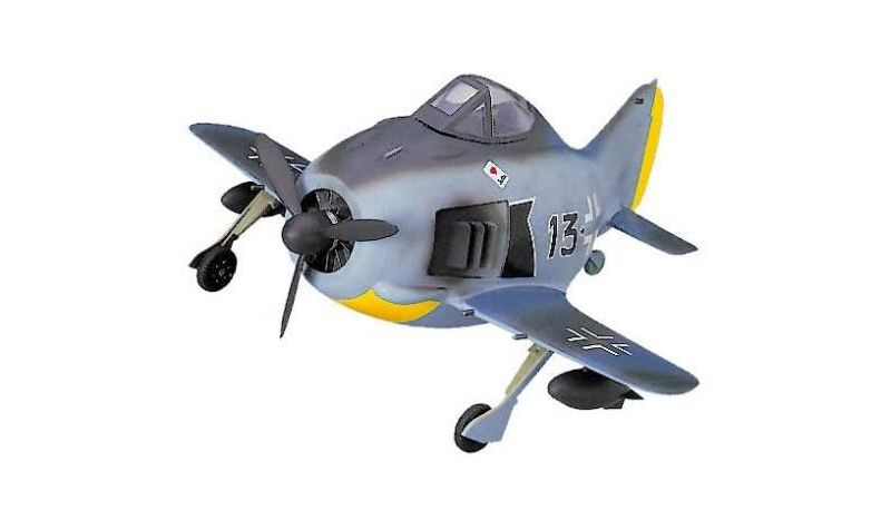 Hasegawa Eggplane Series 60121 Egg Plane Flocke-Wulf Fw190A Aircraft Model Kit