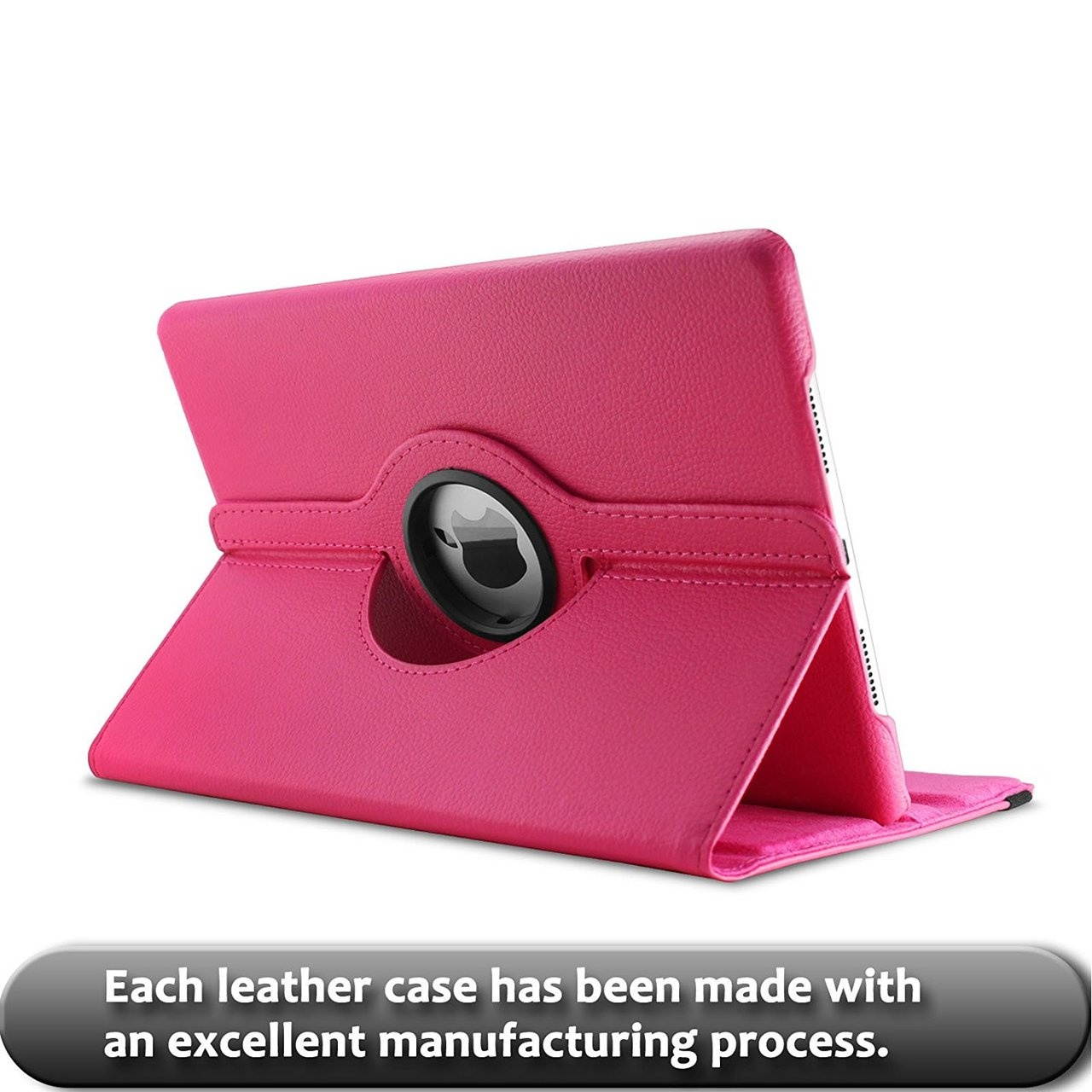 360 Degree Smart Rotary Leather Case for iPad Air 3 / iPad Pro 10.5 inch - Hot Pink