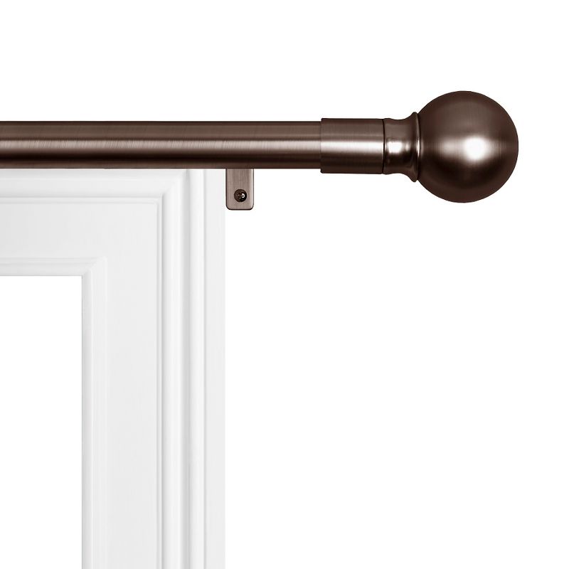 Loft by Umbra 36"-66" Soft Square Curtain Rod Set Oil Rubbed Bronze