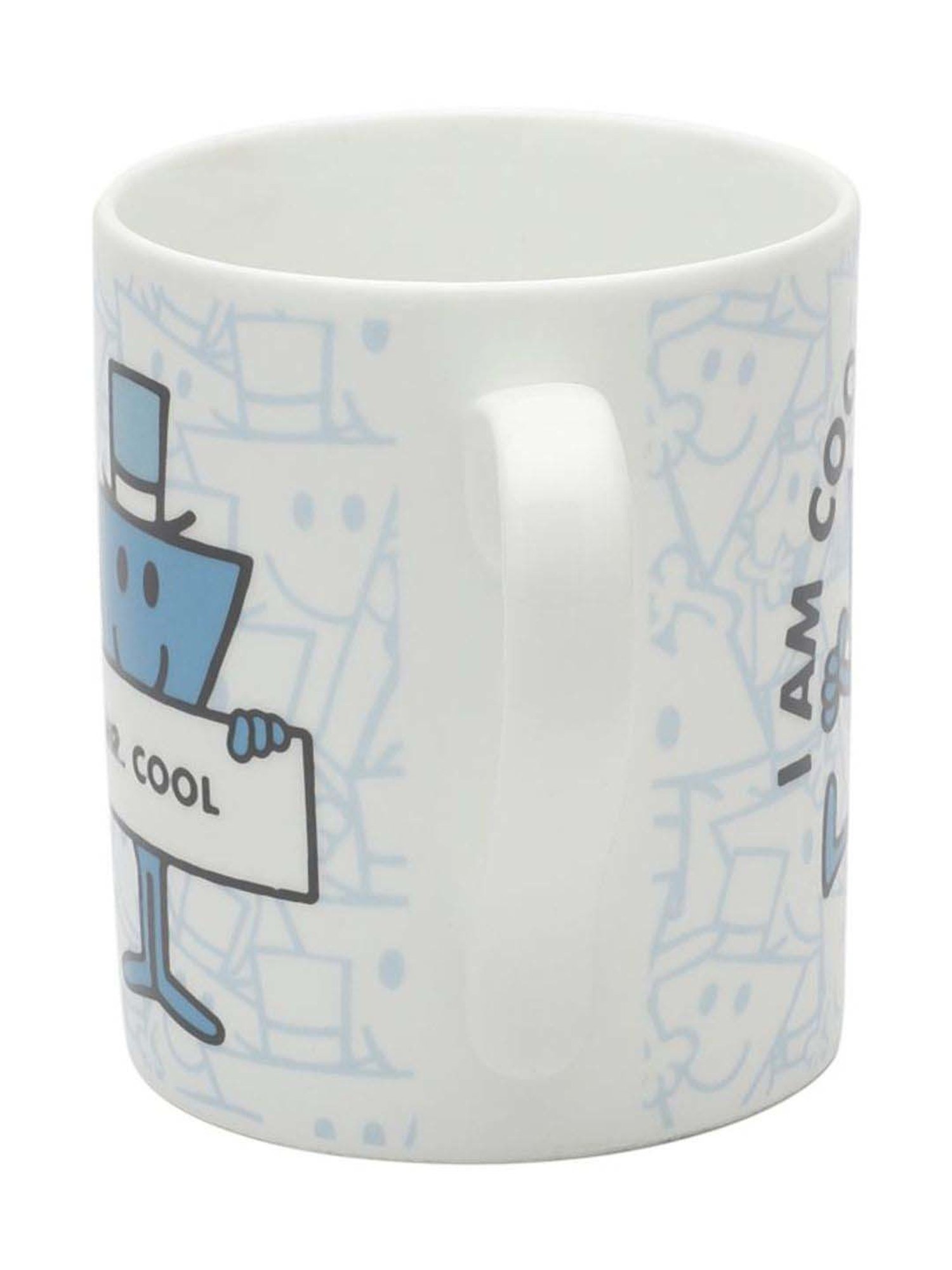 Clay Craft Multicolor Fine Ceramic Abstract Milk Mug 350 ml - 1 Pc