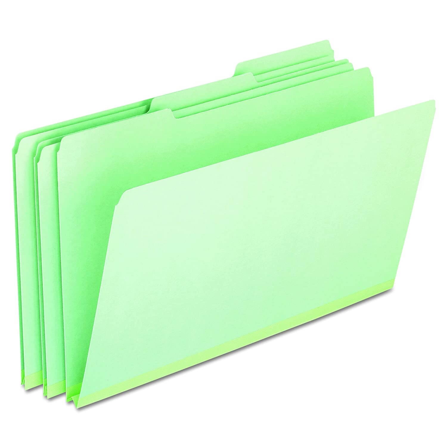 Pendaflex 17171 Pressboard Expanding File Folders, 1/3 Cut Top Tab, Legal, Green (Box of 25)