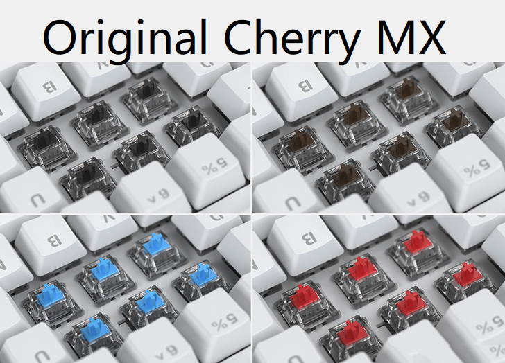 iKBC F87 RGB TKL Mechanical Keyboard with Cherry MX Brown Switch, Black PBT Double Shot Keycap