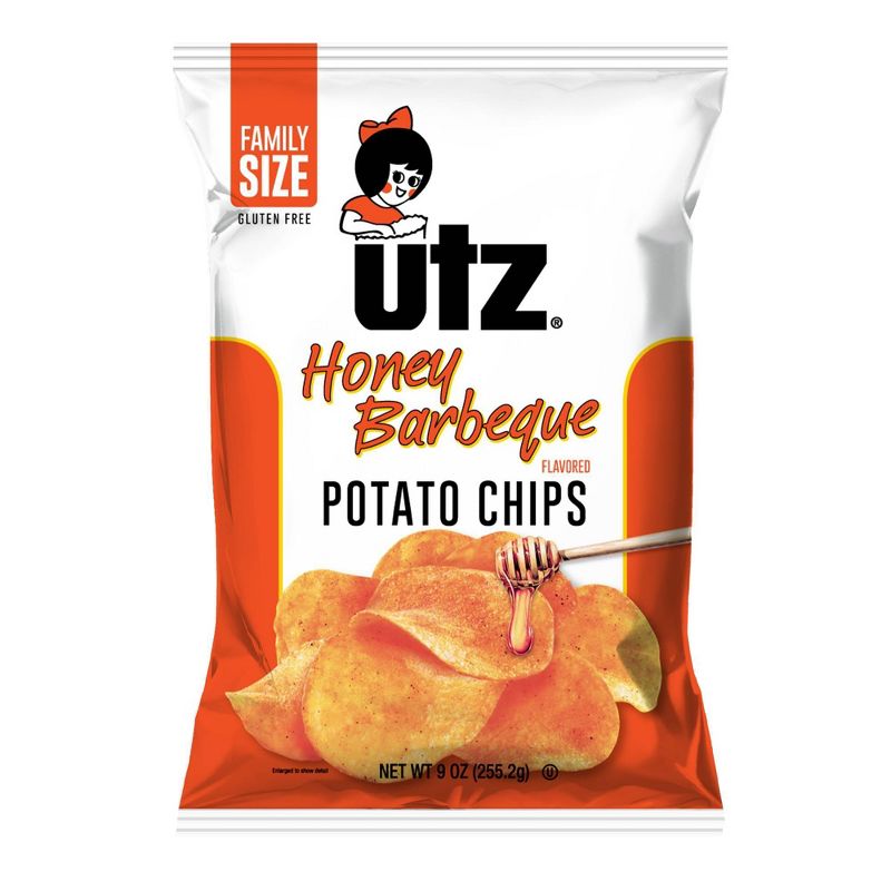 Utz Honey BBQ Potato Chips - 9oz